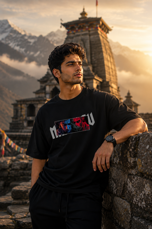 Mahadev Oversized Tee | Navalook