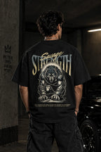 Savage Strength Graphic Oversized Tee | Navalook