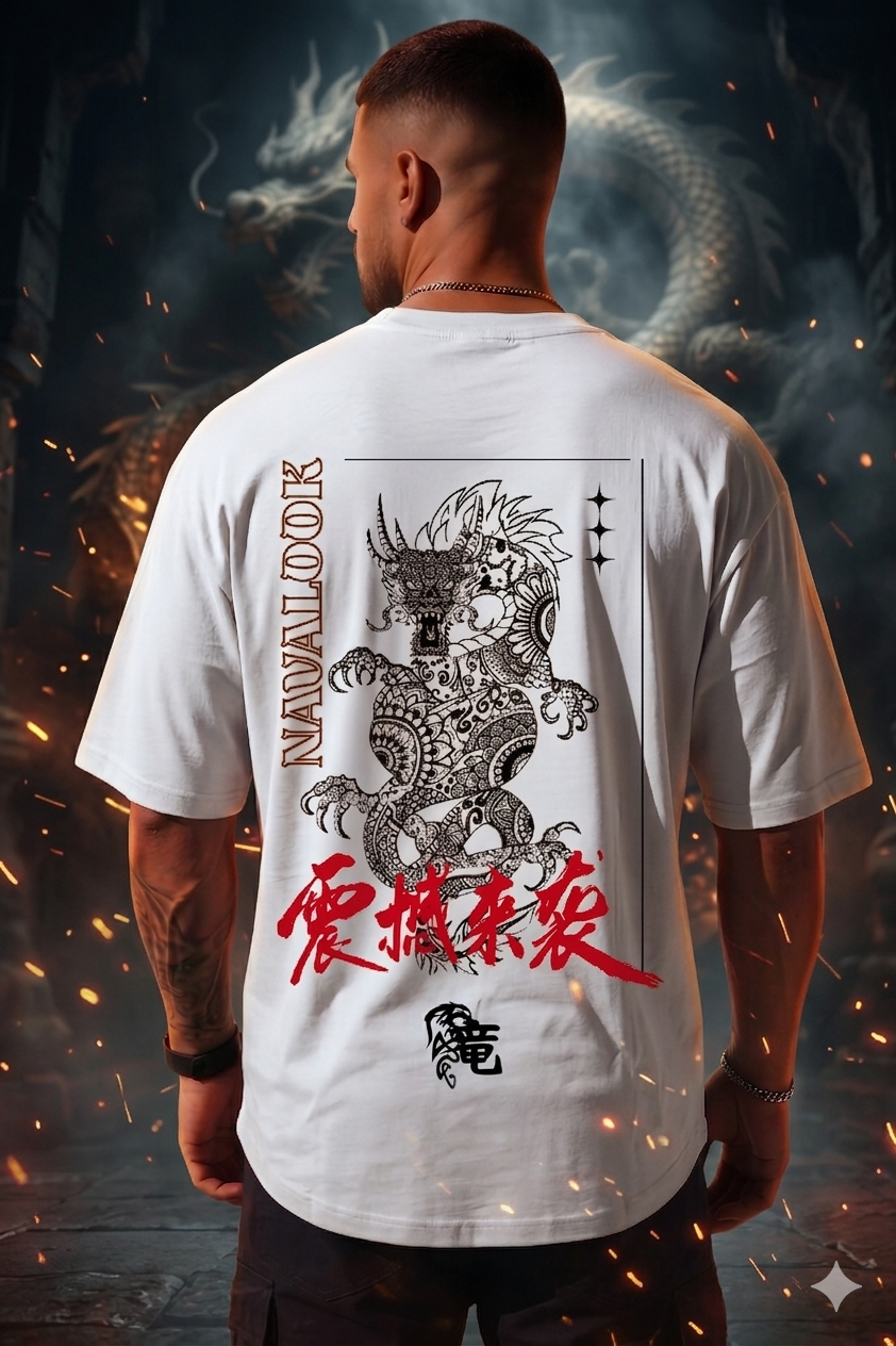 Navalook Dragon Oversized T-Shirt