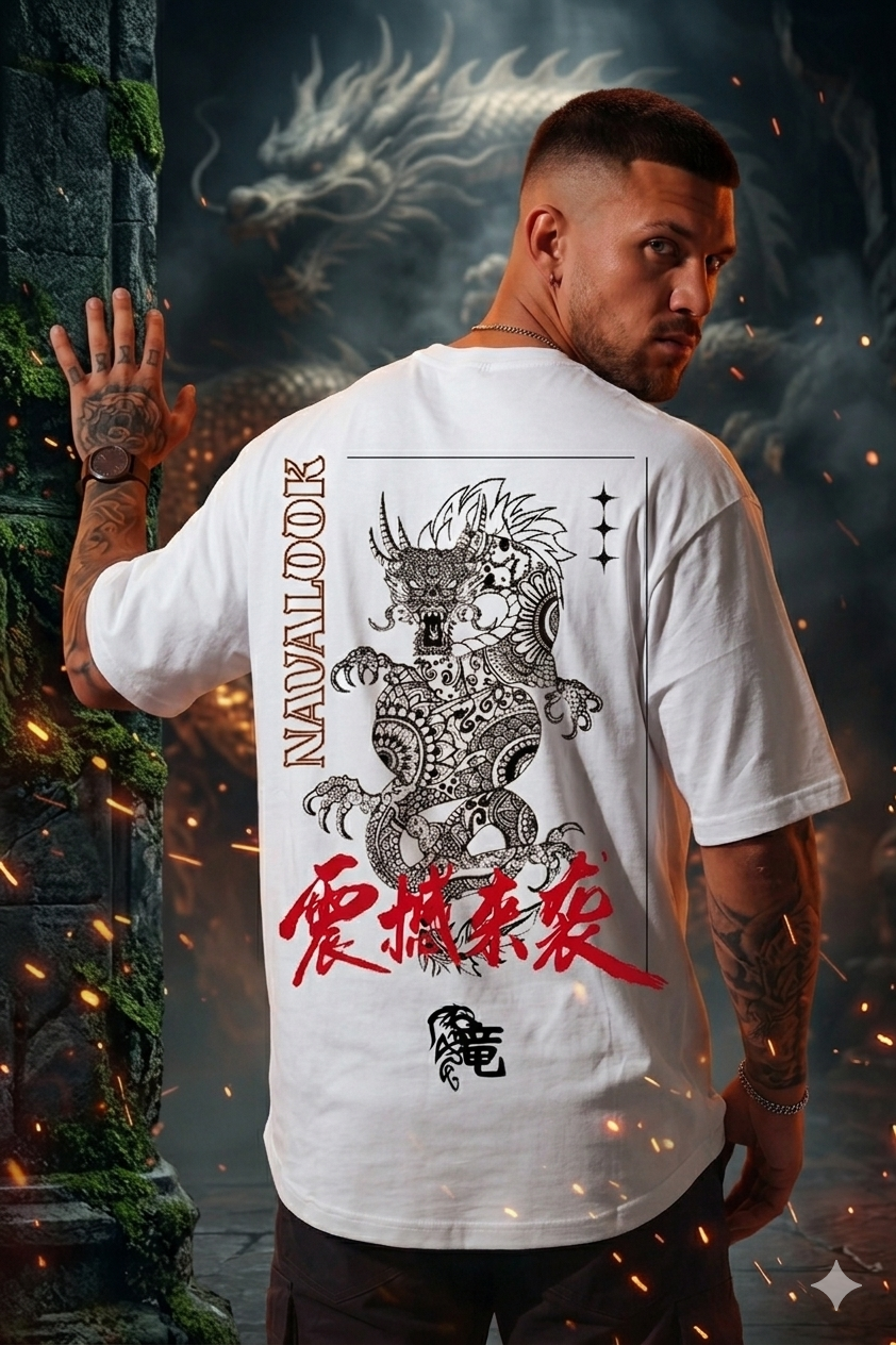 Navalook Dragon Oversized T-Shirt