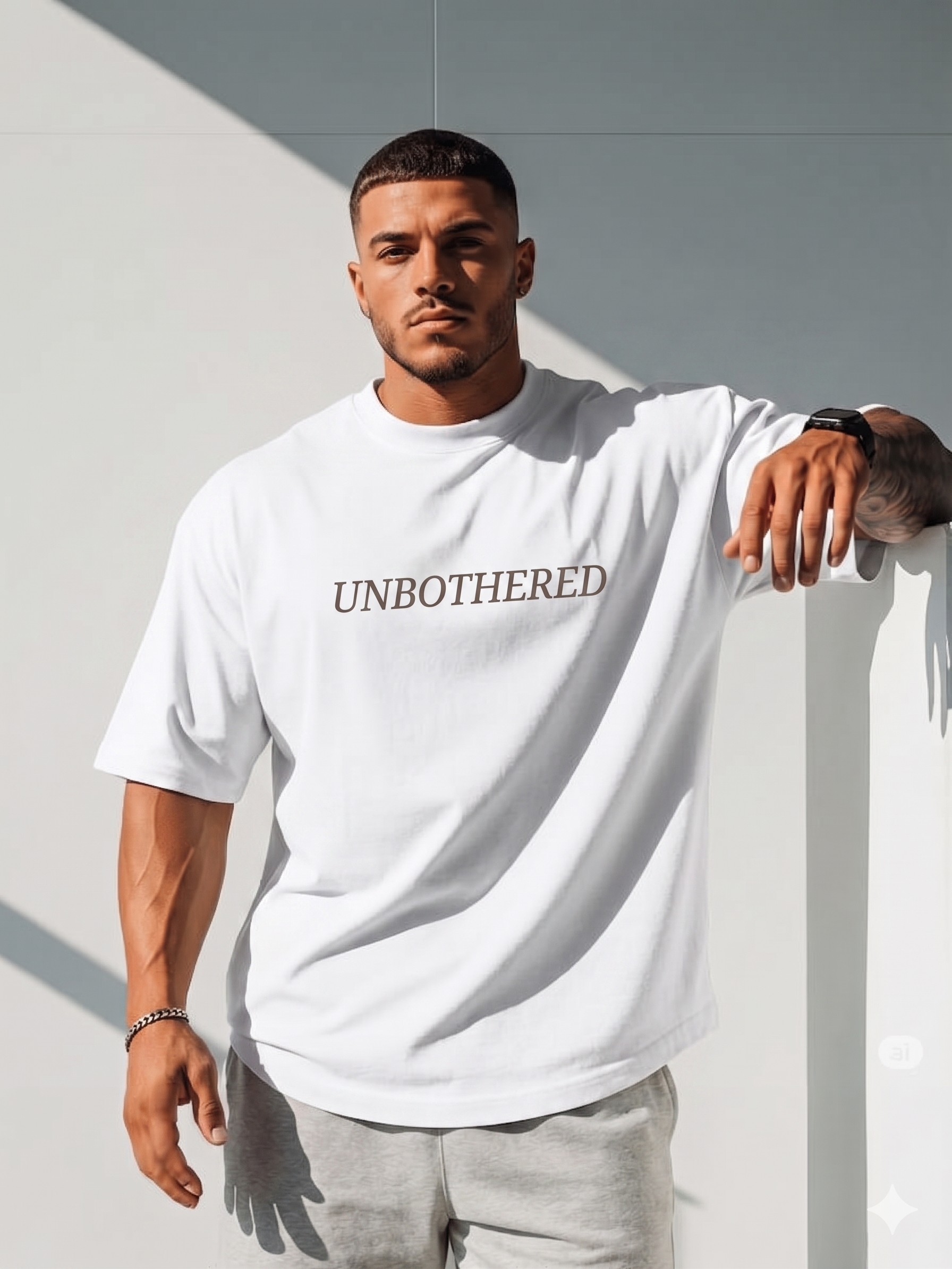 Men’s Oversized Teddy Print T-Shirt (Back Design) | Premium Streetwear