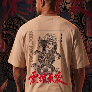 NAVALOOK "Zen Dragon" Streetwear Tee | Intricate Mandala Art Graphic T-Shirt