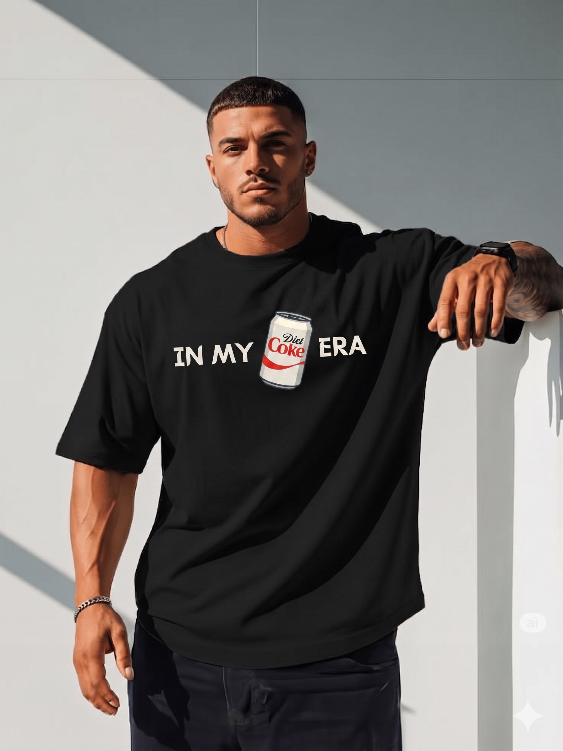 In My Diet Coke Era" Oversized Graphic T-Shirt - Trendy Aesthetic Tee